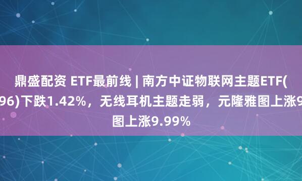 鼎盛配资 ETF最前线 | 南方中证物联网主题ETF(159896)下跌1.42%，无线耳机主题走弱，元隆雅图上涨9.99%